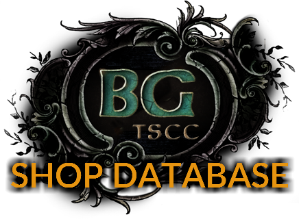 BGTSCC Shops Database